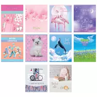 Школьная Тетрадь 48 листов BG "Mix-10. Девочки" линия (Арт. - Т5ск48_10408) Ассорти