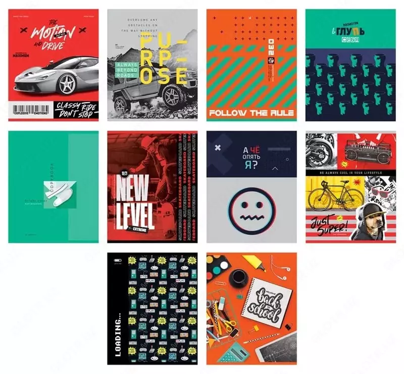 Тетрадь 48 листов BG "Mix-10. Мальчики" линия (Арт. - Т5ск48_10412) Ассорти