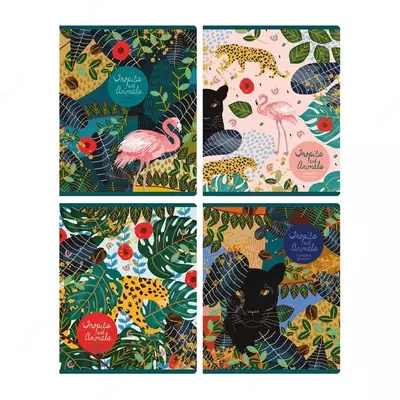 Школьная Тетрадь 60 листов BG "Tropic image" клетка (Арт. - Т5ск60_тгф_10393) Ассорти