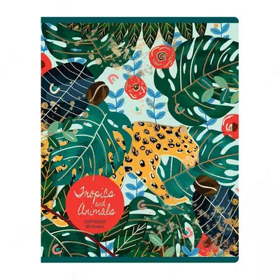 Школьная Тетрадь 60 листов BG "Tropic image" клетка (Арт. - Т5ск60_тгф_10393) Ассорти