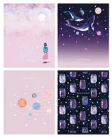 Тетрадь 60 листов BG "Волшебный космос" клетка (Арт. - Т5ск60_бл_9839) Блестки