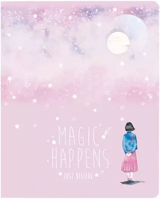 Тетрадь 60 листов BG "Волшебный космос" клетка (Арт. - Т5ск60_бл_9839) Блестки