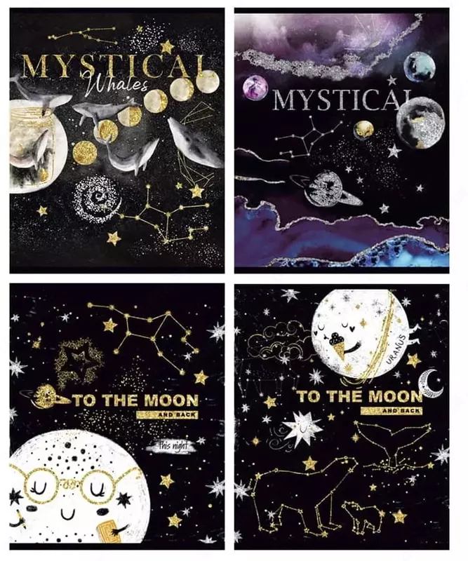 Школьная Тетрадь 60 листов BG "На Луну!" клетка (Арт. - Т5ск60_тгф_8917) Ассорти