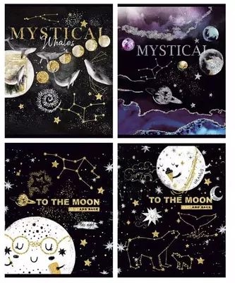 Школьная Тетрадь 60 листов BG "На Луну!" клетка (Арт. - Т5ск60_тгф_8917) Ассорти