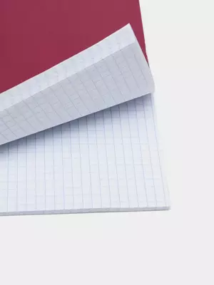 Тетрадь 80 листов BG "Monotone" клетка (Арт. - Т4гр80_8340) Бордовая