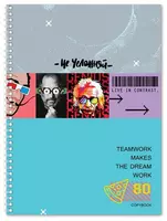 Тетрадь 80 листов BG "Не усложняй!" клетка (Арт. - Т4гр80_9705)