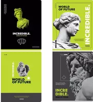 Школьная Тетрадь 80 листов BG "Невероятный мир" клетка (Арт. - Т5ск80_лг_11095) Ассорти