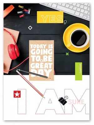 Школьная Тетрадь 96 листов BG "Я уверен" клетка (Арт. - Т4ск96_9731)