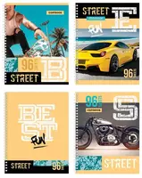 Тетрадь 96 листов BG "Street fun" линия (Арт. - Т5гр96_вл_9621) Ассорти
