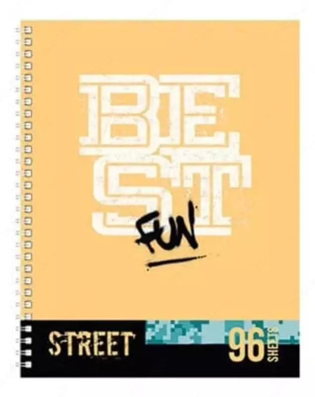 Daftar 96 varaq BG "Street fun" liniyasi (Art. - T5gr96_vl_9621) Assortiment