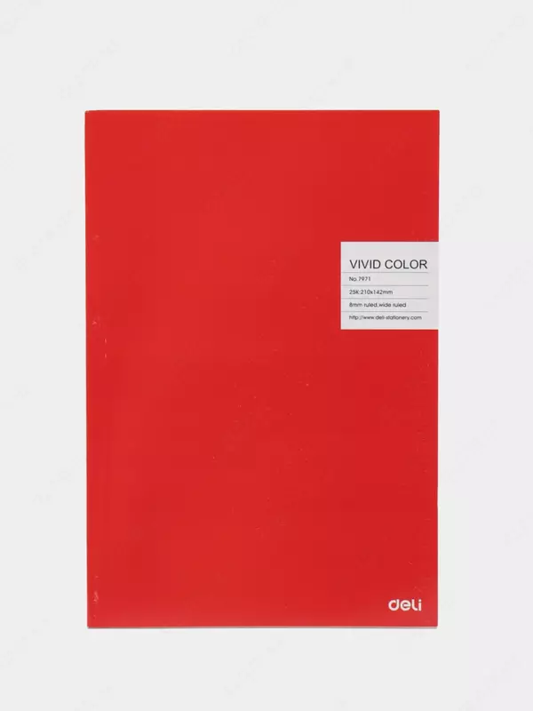 Рабочая Тетрадь "Deli Vivid Color", линейка, А5, 32 л. (Арт. - 7971) Распродажа!