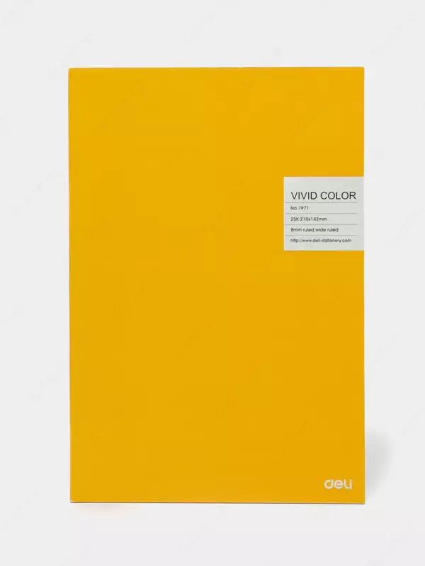 Рабочая Тетрадь "Deli Vivid Color", линейка, А5, 32 л. (Арт. - 7971) Распродажа!