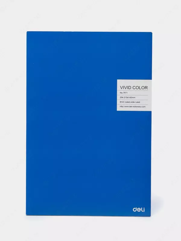 Рабочая Тетрадь "Deli Vivid Color", линейка, А5, 32 л. (Арт. - 7971) Распродажа!