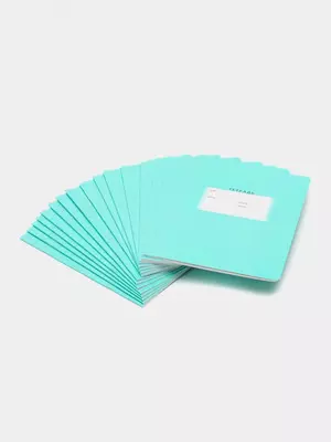 Школьная Тетрадь 12 листов "777" линия (Зеленая)