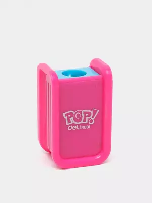 Plastik qalam o'tkirlagich Deli "POP!" qo'llanma (Art.-00100-ER) Turli xil