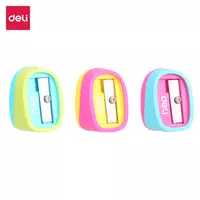 Пластиковая точилка для карандашей Deli "U-touch" ручная (Арт. - 00903-ER) Ассорти