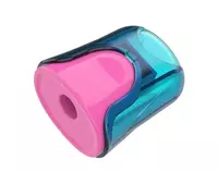 Пластиковая точилка для карандашей Deli "U-touch" ручная с контейнером (Арт. - 01000-ER) Ассорти