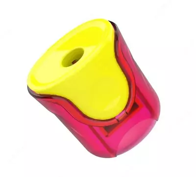 Пластиковая точилка для карандашей Deli "U-touch" ручная с контейнером (Арт. - 01000-ER) Ассорти