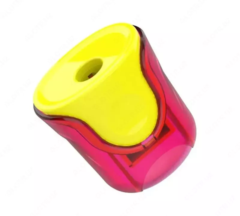 Пластиковая точилка для карандашей Deli "U-touch" ручная с контейнером (Арт. - 01000-ER) Ассорти