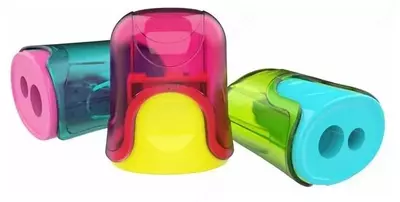 Deli "U-touch" plastik qalam o'tkirlagichi konteynerli qo'llanma (Art.-01100-ER) Turli xil