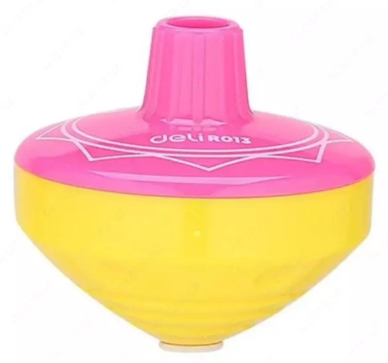 Deli "Explora Gyro" plastik qalam o'tkirlagichi konteynerli (Ref. - 01301-ER) Turli xil