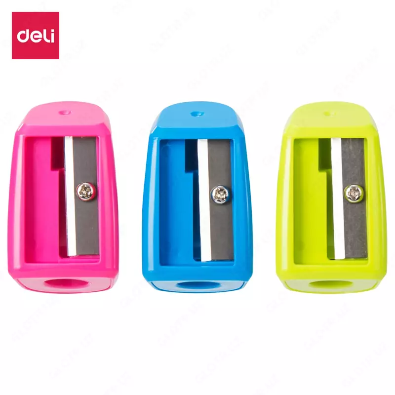 Plastik qalam o'tkirlagich Deli "NEON" qo'llanmasi (Art. - 0520) Turli xil