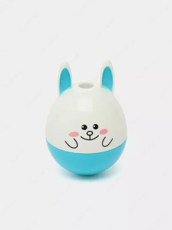 Пластиковая точилка для карандашей Deli "Неваляшка" ручная с контейнером (Арт. - 0521) Ассорти