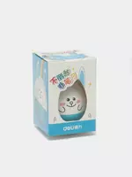 Пластиковая точилка для карандашей Deli "Неваляшка" ручная с контейнером (Арт. - 0521) Ассорти Только в розницу