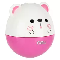 Пластиковая точилка для карандашей Deli "Неваляшка" ручная с контейнером (Арт. - 0522) Ассорти - 12 200 сум