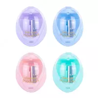 Пластиковая точилка для карандашей Deli "Macaron" ручная с контейнером (Арт. - 0525) Ассорти