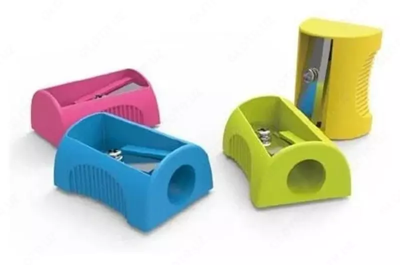 Plastik qalam o'tkirlagich Deli "NEON" qo'llanmasi (kod - 0531) Assortiment