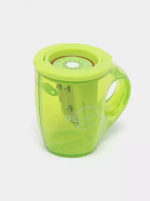 Plastik qalam o'tkirlashtirgich "Deli Cup" konteynerli qo'llanma (m.-0551) Turli xil
