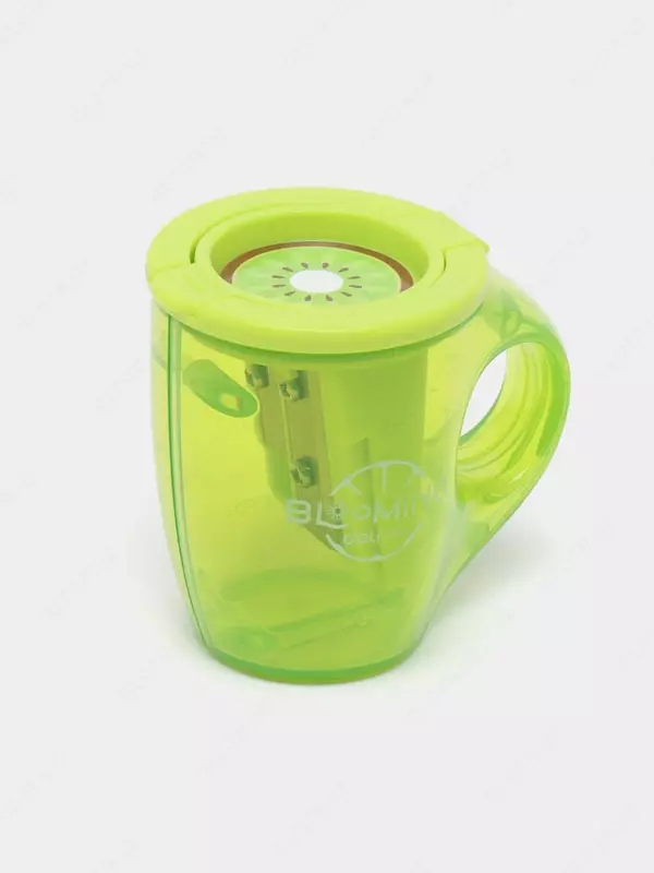 Plastik qalam o'tkirlashtirgich "Deli Cup" konteynerli qo'llanma (m.-0551) Turli xil