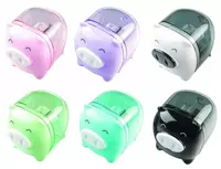 Пластиковая точилка для карандашей Deli "Piggy" ручная с контейнером (Арт. - 0557) Ассорти