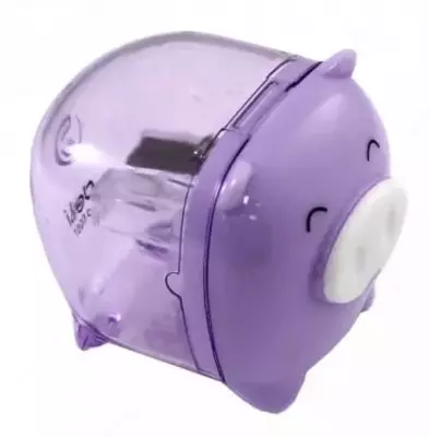 Пластиковая точилка для карандашей Deli "Piggy" ручная с контейнером (Арт. - 0557) Ассорти