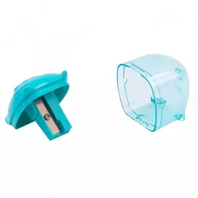 Пластиковая точилка для карандашей Deli "Piggy" ручная с контейнером (Арт. - 0557) Ассорти