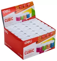 4 400 сум Пластиковая точилка для карандашей "Deli Cubic" ручная с контейнером (Арт. - 0576) Ассорти