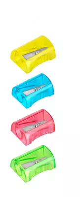 Пластиковая точилка для карандашей Deli "Comiko" ручная (Арт. - 032-H) Ассорти