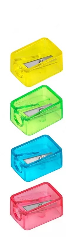 Пластиковая точилка для карандашей Deli "Comiko" ручная (Арт. - 034-H) Ассорти