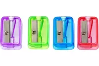 Пластиковая точилка для карандашей Deli "Little Singer" ручная (Арт. - 552-EH) Ассорти