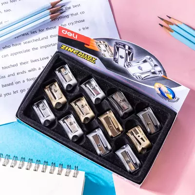 Metall qalam o'tkirlagich Deli "Sink" qo'llanmasi (Ref. - 01700-ER) Assortiment