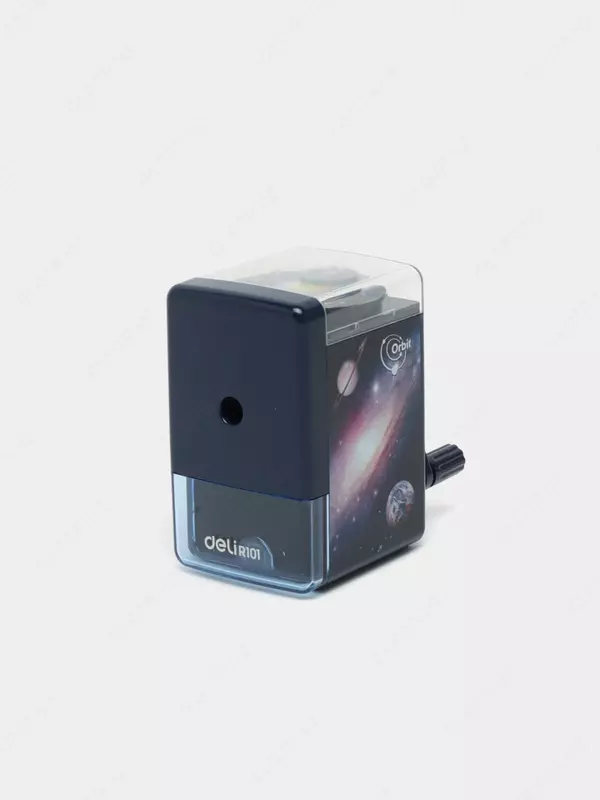 Механическая точилка для карандашей Deli "Orbit" настольная (Арт. - 10104-ER) Синяя