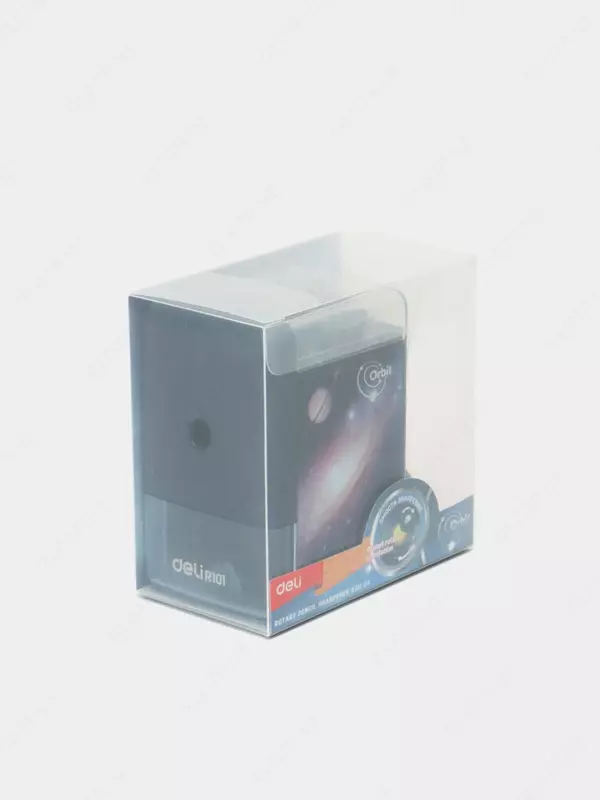 Механическая точилка для карандашей Deli "Orbit" настольная (Арт. - 10104-ER) Синяя