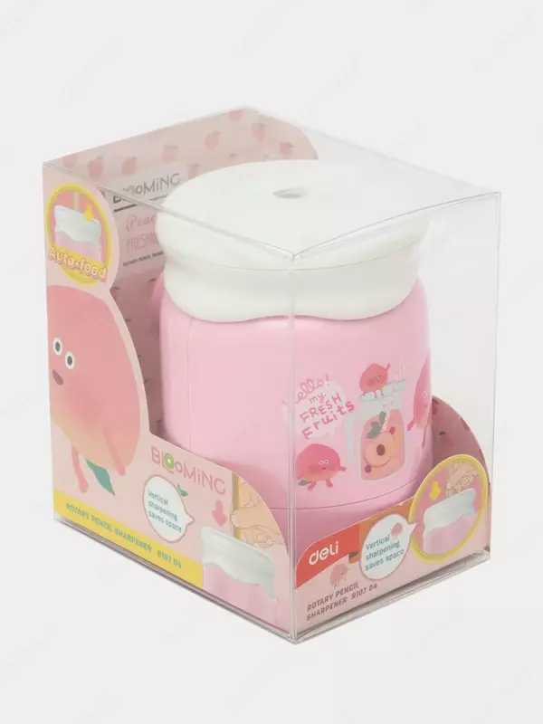 Механическая точилка для карандашей Deli "Blooming" настольная (Арт. - 10704-ER) Ассорти