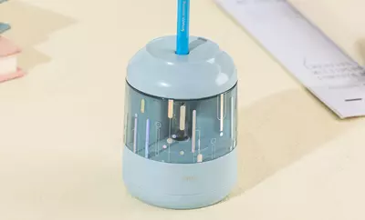 Автоматическая точилка для карандашей "Deli" настольная (Арт. - 508-BL-H) Синяя