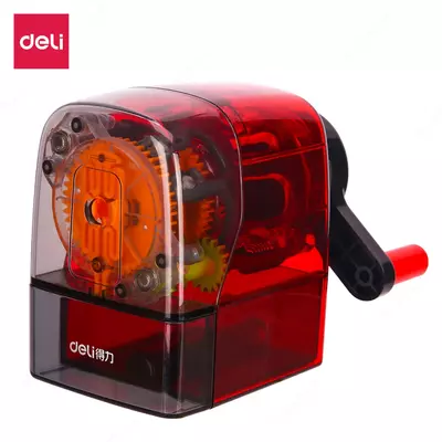 Mexanik qalam o'tkirlagich "Deli" ish stoli (Art. - ER10800) Shaffof turli xil