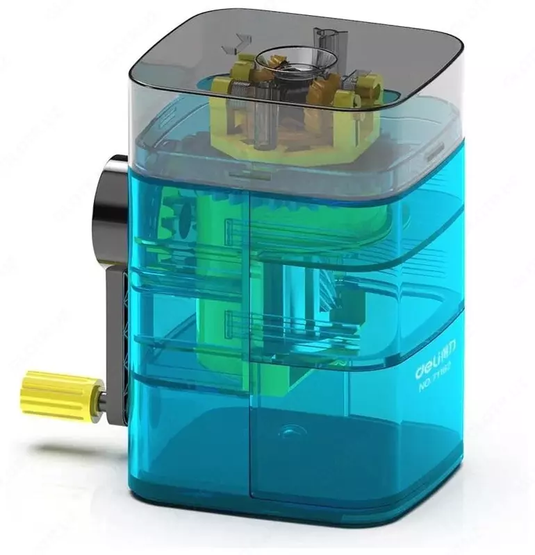 Mexanik qalam o'tkir "Deli" ish stoli (Ref. - 71162bl) Shaffof/ko'k