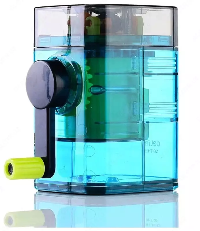 Mexanik qalam o'tkir "Deli" ish stoli (Ref. - 71162bl) Shaffof/ko'k