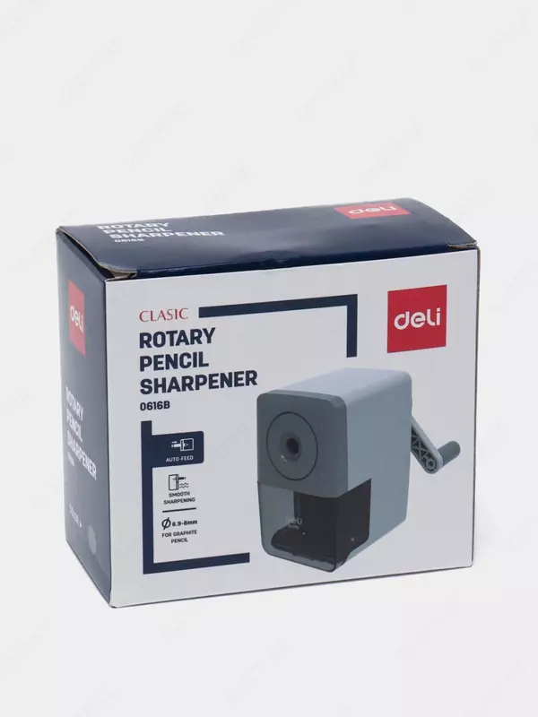 Mexanik qalam o'tkir "Deli Classic" ish stoli (Art. - 0616B) Kulrang