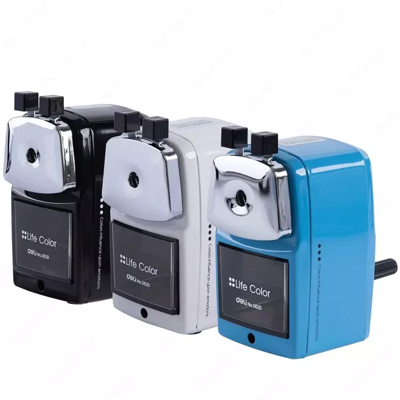 Механическая точилка для карандашей Deli "Life Color" настольная (Арт. - 0620) Ассорти